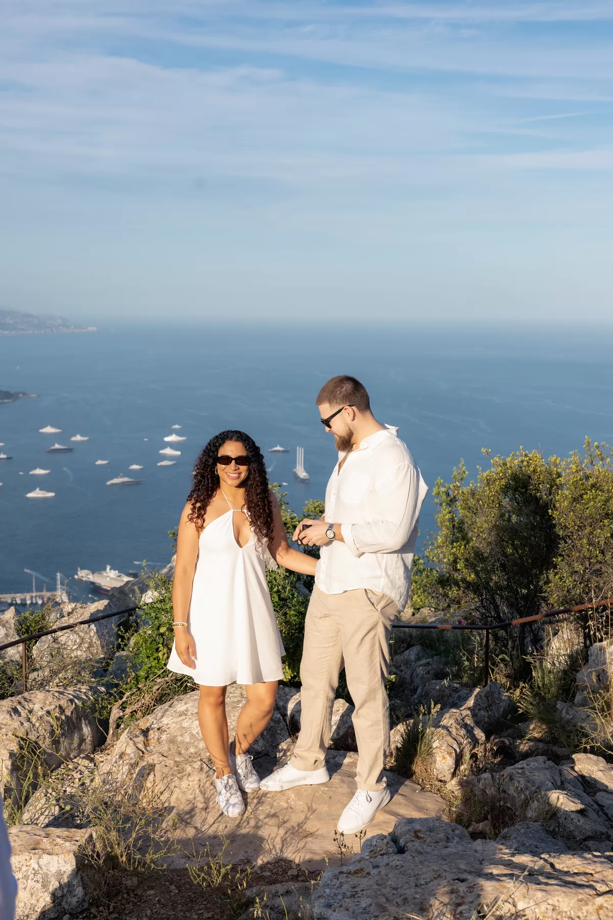 La demande en mariage d'Edu & Dani à Monaco