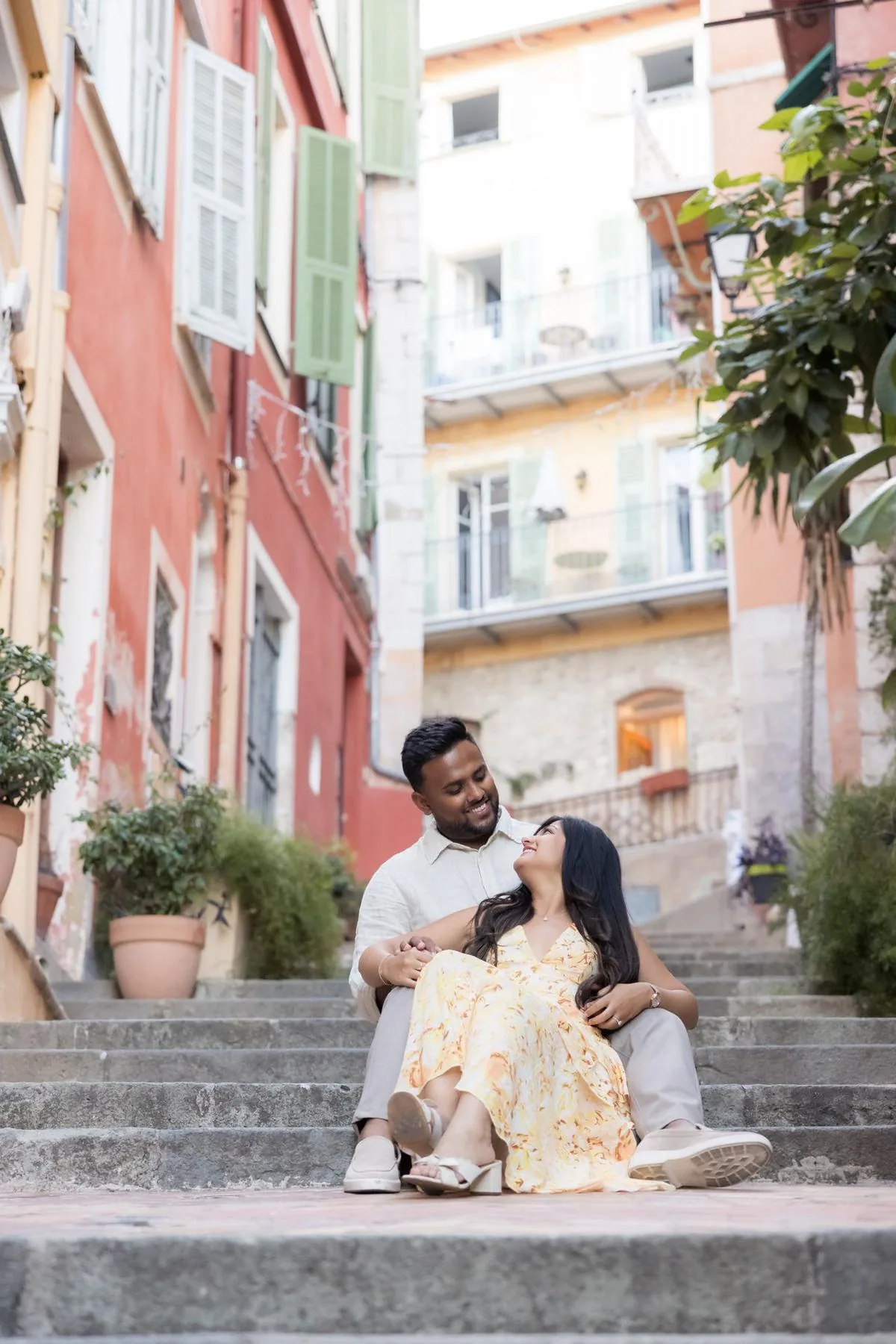 Couple in Villefranche-sur-Mer