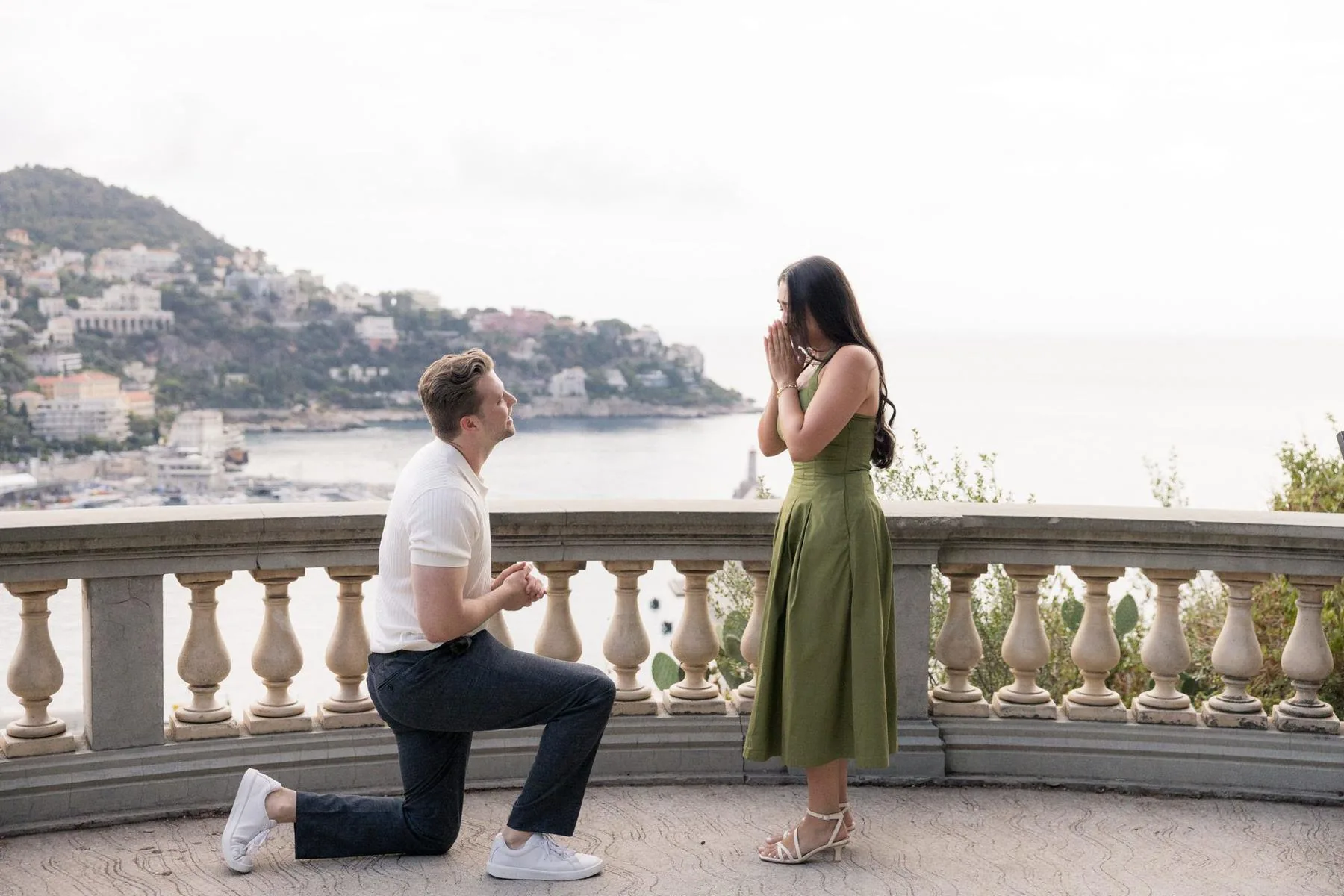 Demande en mariage surprise sur la Côte d'Azur